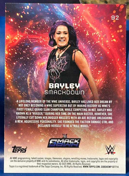 * Bayley WWE 2025 Topps Universe Card