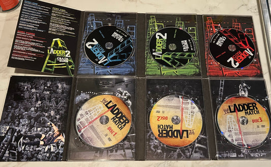 + WWE DVD Lot “Ladder Match & Ladder Match 2” (Both are 3-Disc Sets)