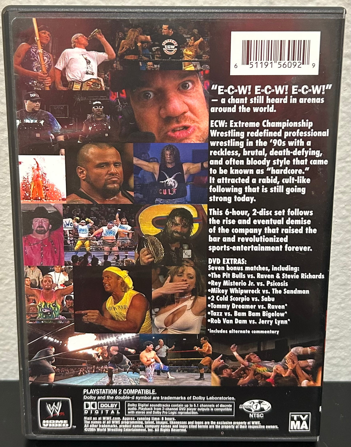 + ECW DVD “The Rise & Fall of ECW” (2-Disc Set)