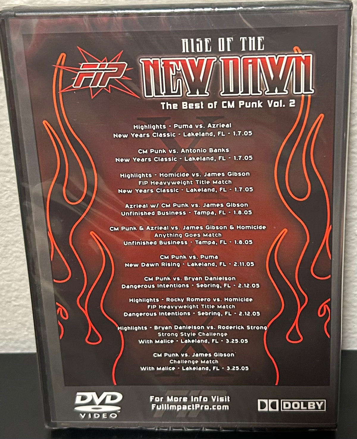 + WWE DVD “FIP, Rise of The New Dawn, The Best of CM Punk Vol 2” (Brand New, Sealed)