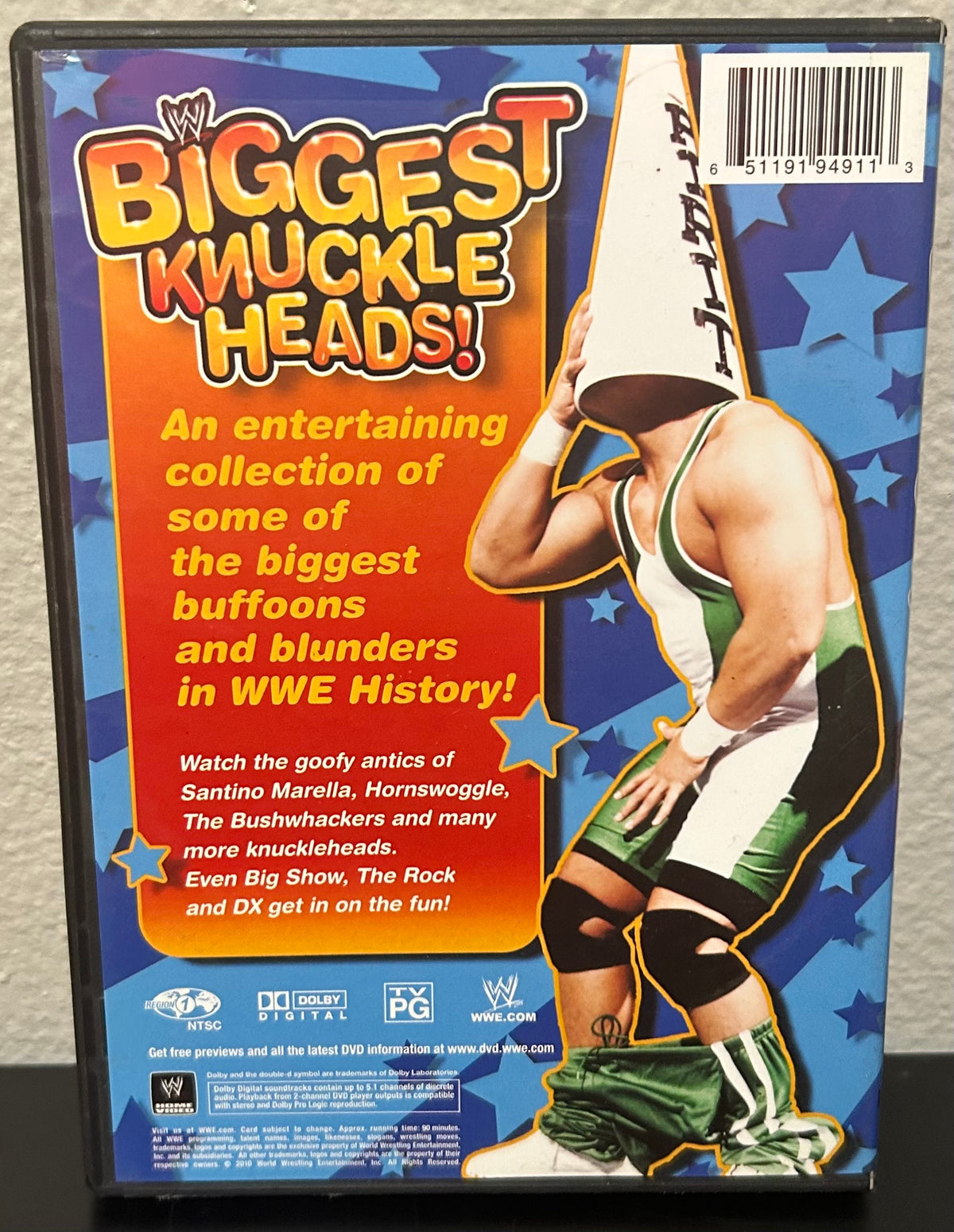 + WWE DVD WWE Biggest Knuckle Heads” (DX, Big Show, Hornswoggle & so much more)