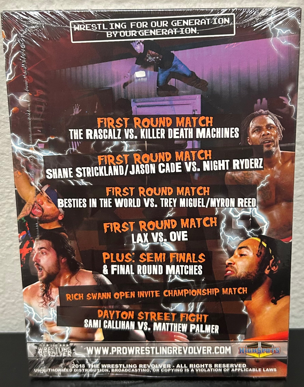+ The Wrestling Revolver DVD “The F’n Catalina Wrestling Mixer Vol 2” (Brand New, Sealed)