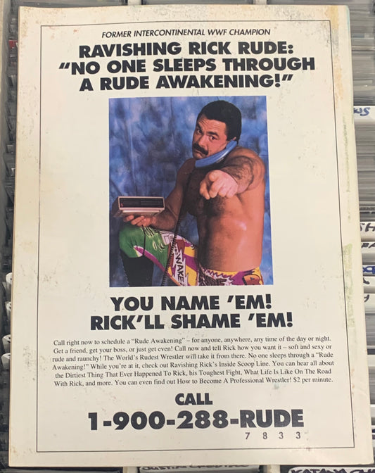 Inside Wrestling Magazine Nov. 1991 Hulk Hogan, Randy Savage