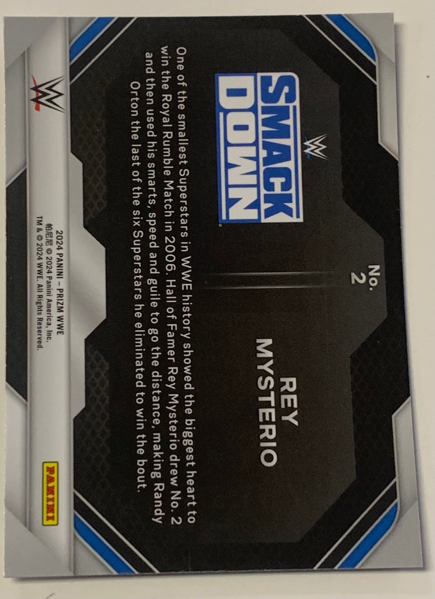 Rey Mysterio 2024 WWE Panini Prizm “Rumble Performances”