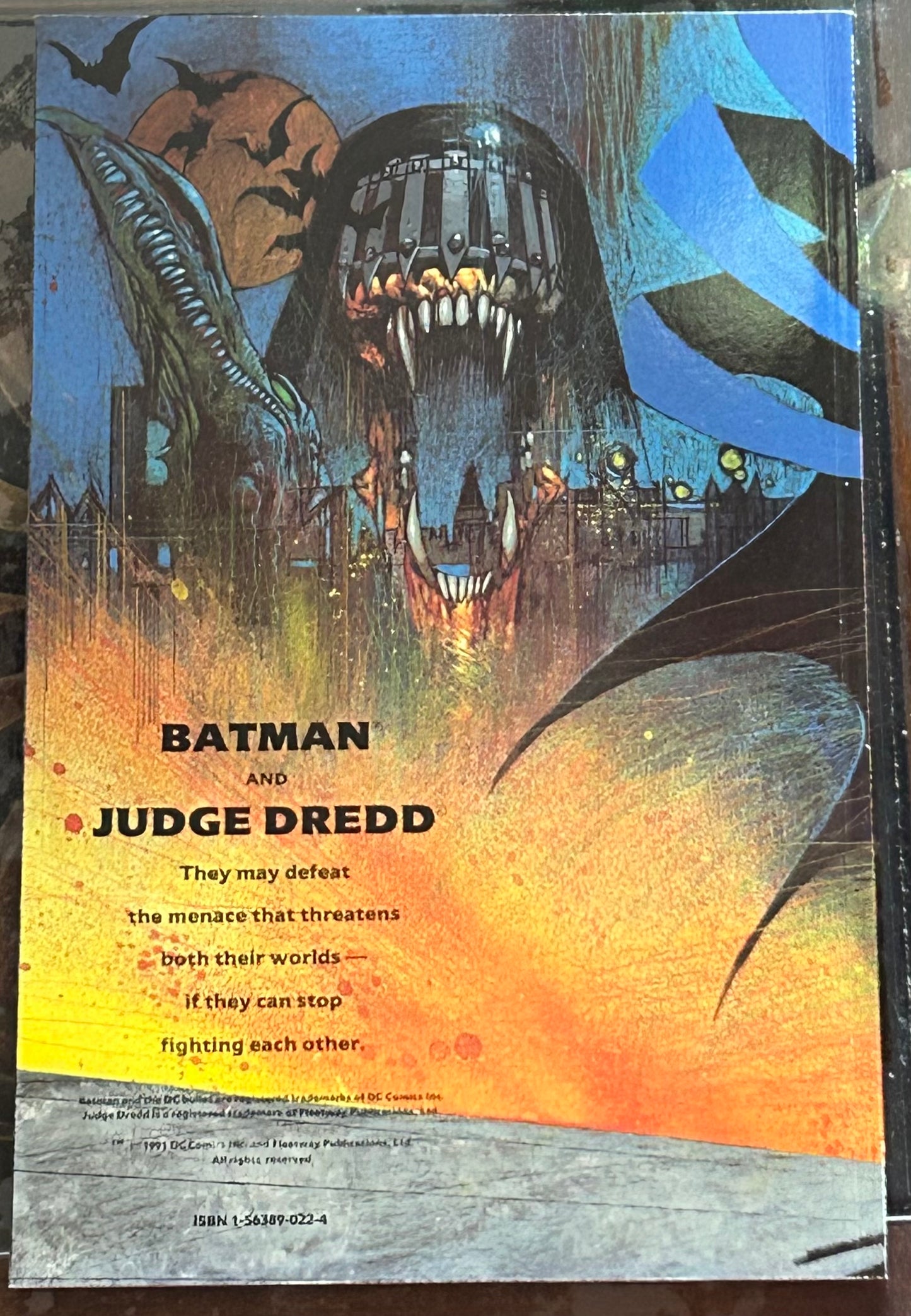 * Batman Judge Dredd “Judgement on Gotham”