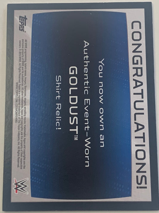 Goldust 2015 WWE Topps Authentic Event-Worn Shirt Relic
