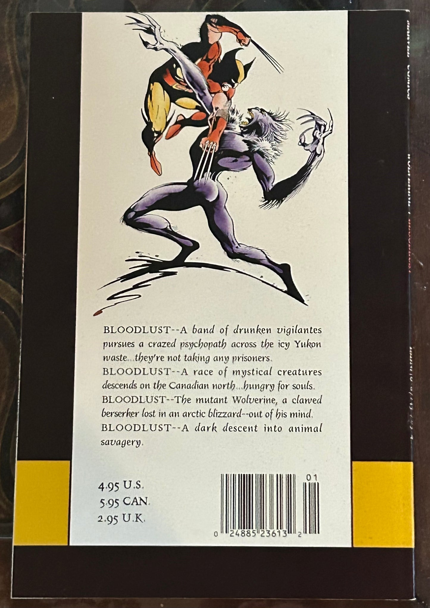 * Wolverine “BloodLust” Comic Book