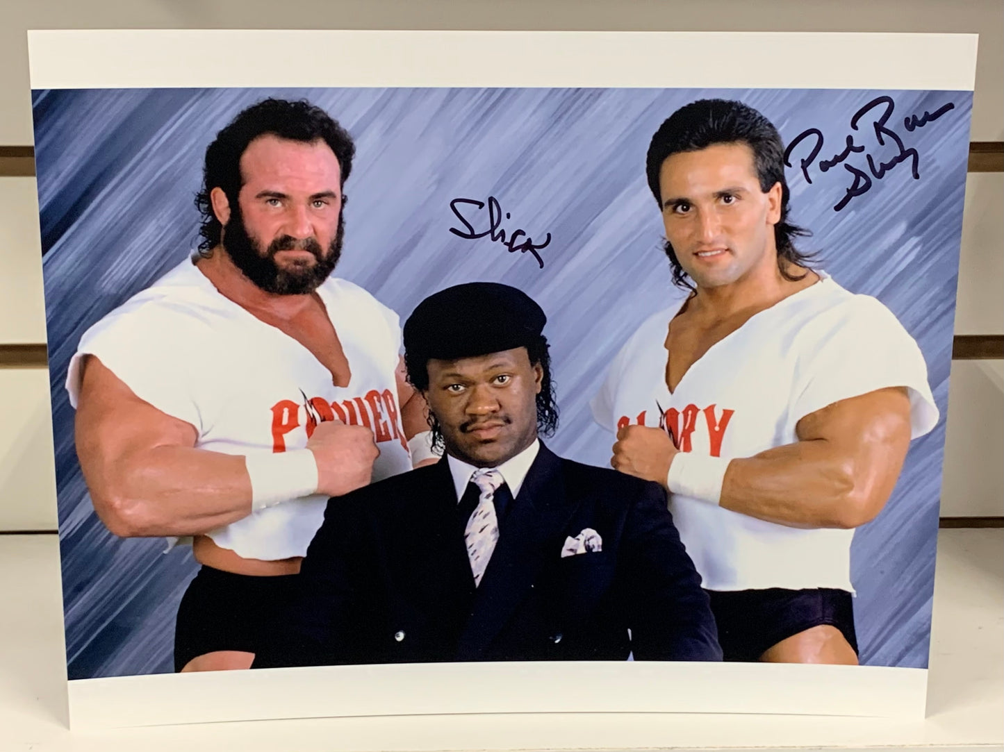 Slick & Paul Roma Dual Signed Photo COA