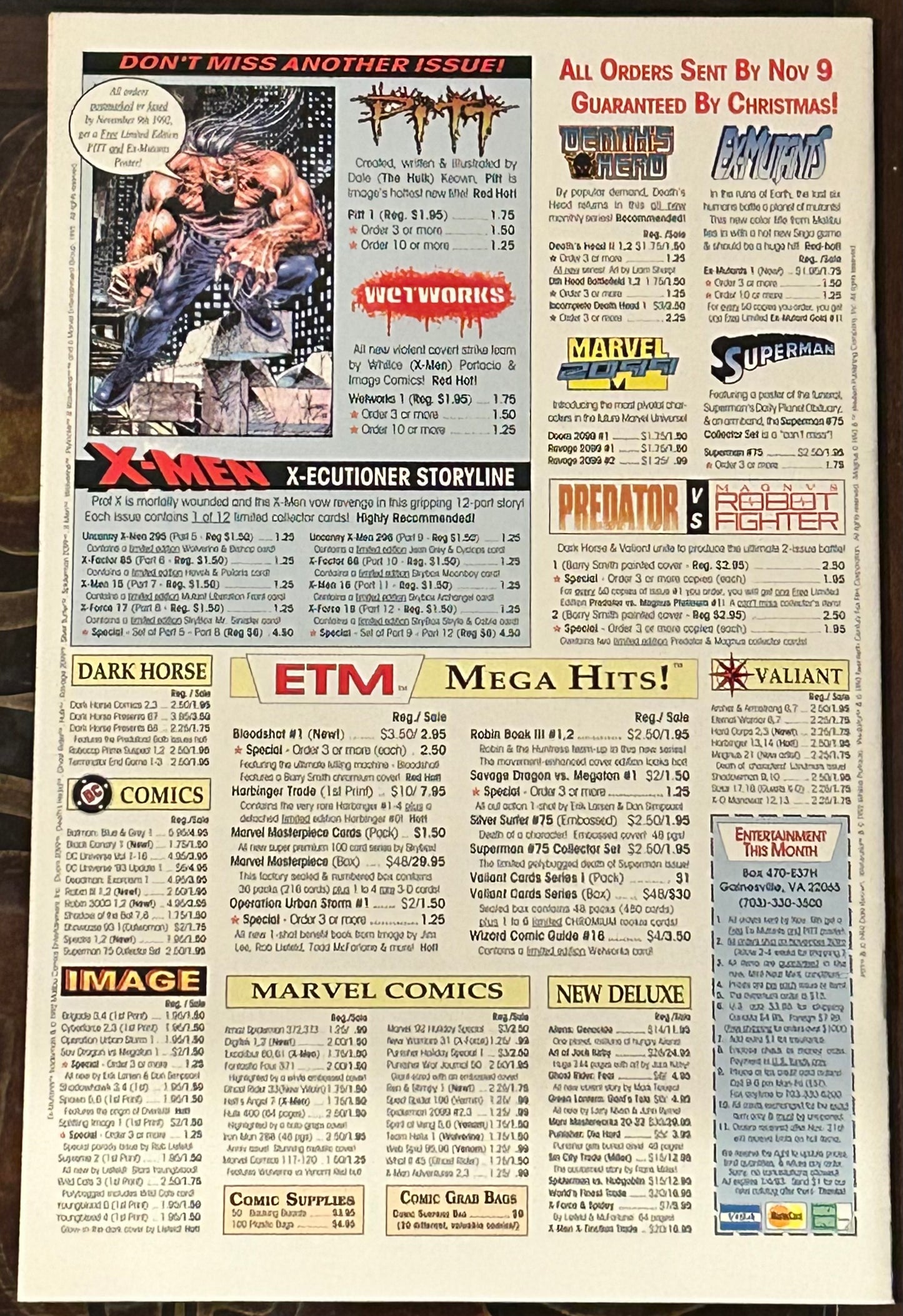 * Wildcats #2 (1st Team Appearance of Wetworks)