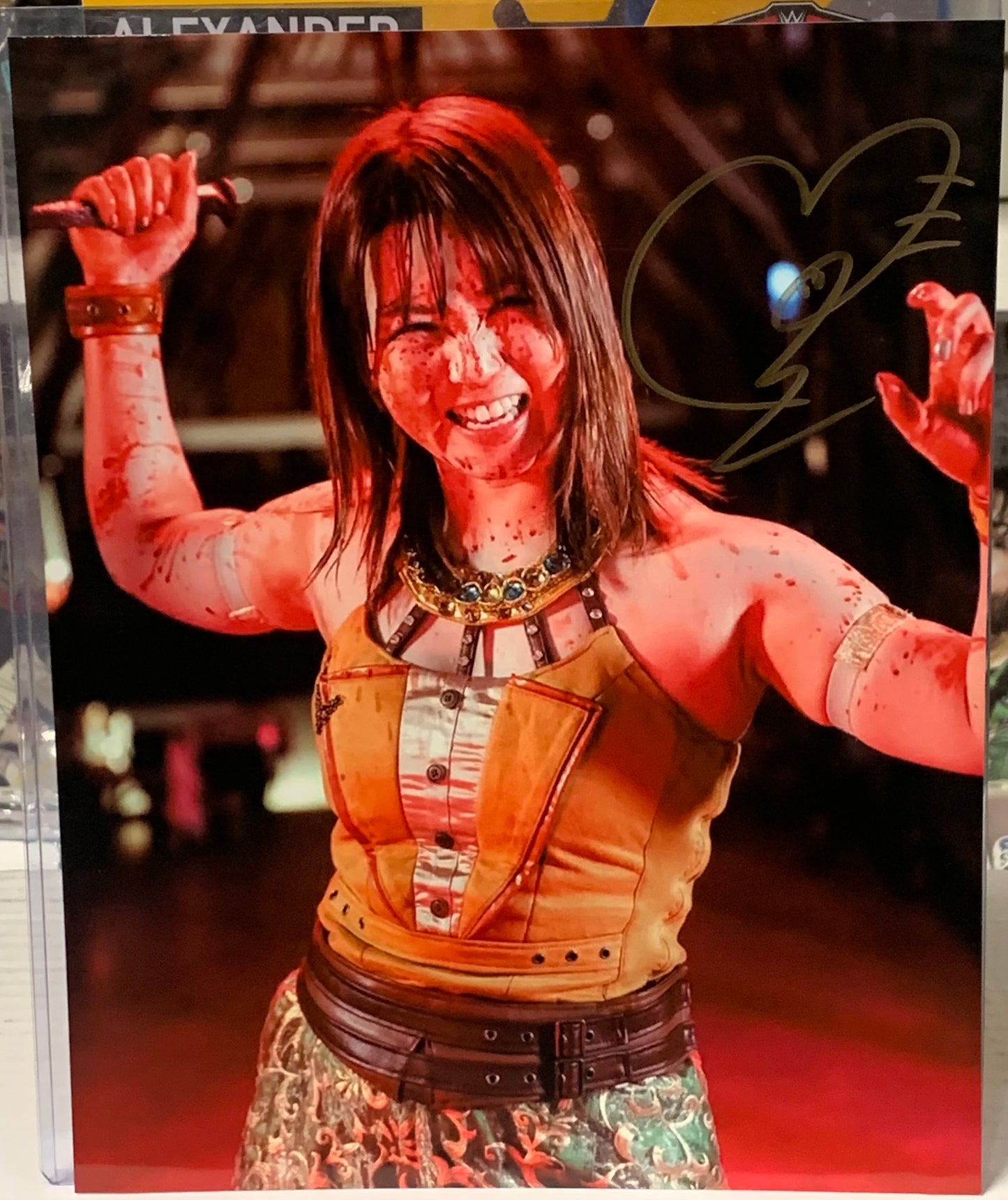 Yuka Sakazaki Signed 8x10 Color Photo AEW TJPW (Comes w/COA)
