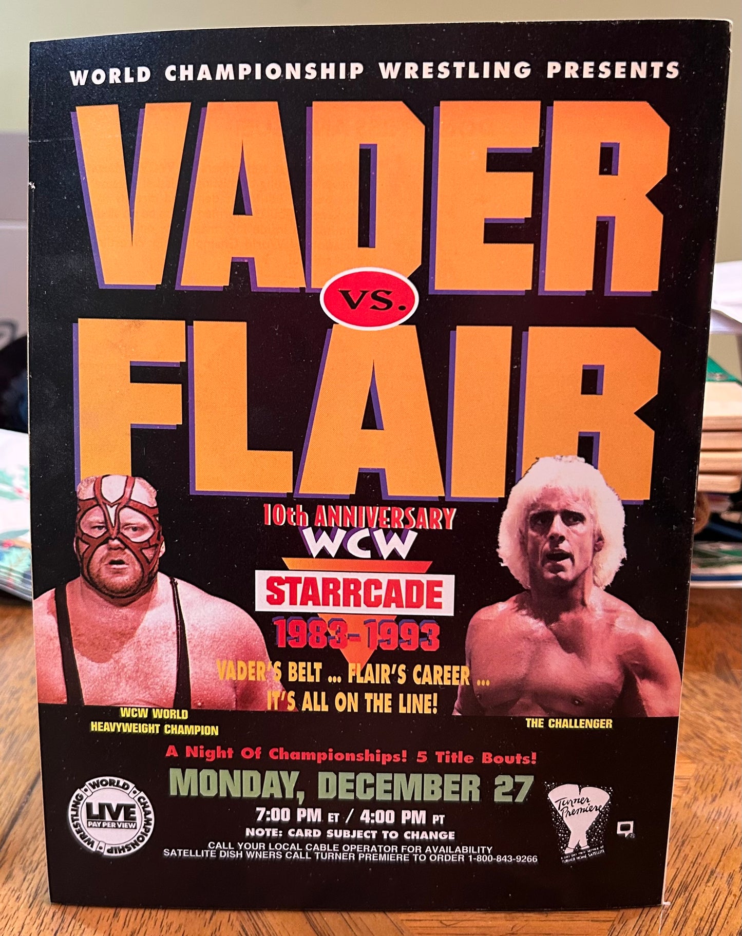WCW Official Magazine February 1994 RIC FLAIR