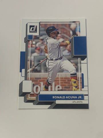 Ronald  Acuna jr 2022 Donruss Baseball Card