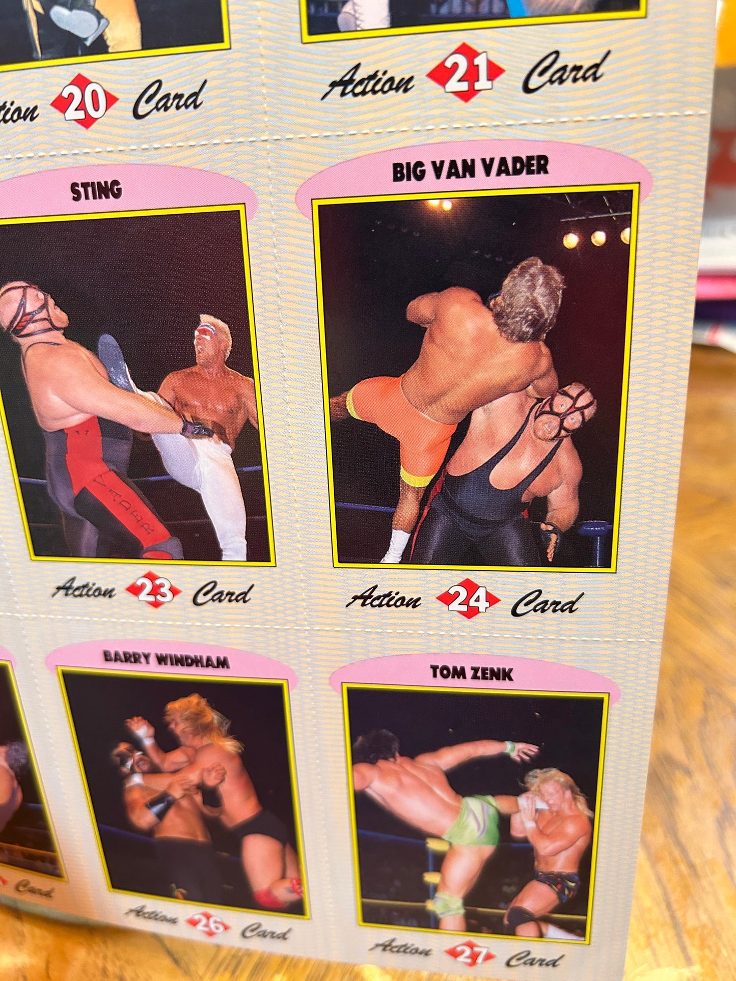 WCW Official Magazine Vol. 1,#3 (Collector’s Cards Inside, Cactus Jack Rookie Card)