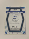Nia Jax 2021 WWE Topps Royal Rumble Event-Used Mat Relic Card #’ed 57/250