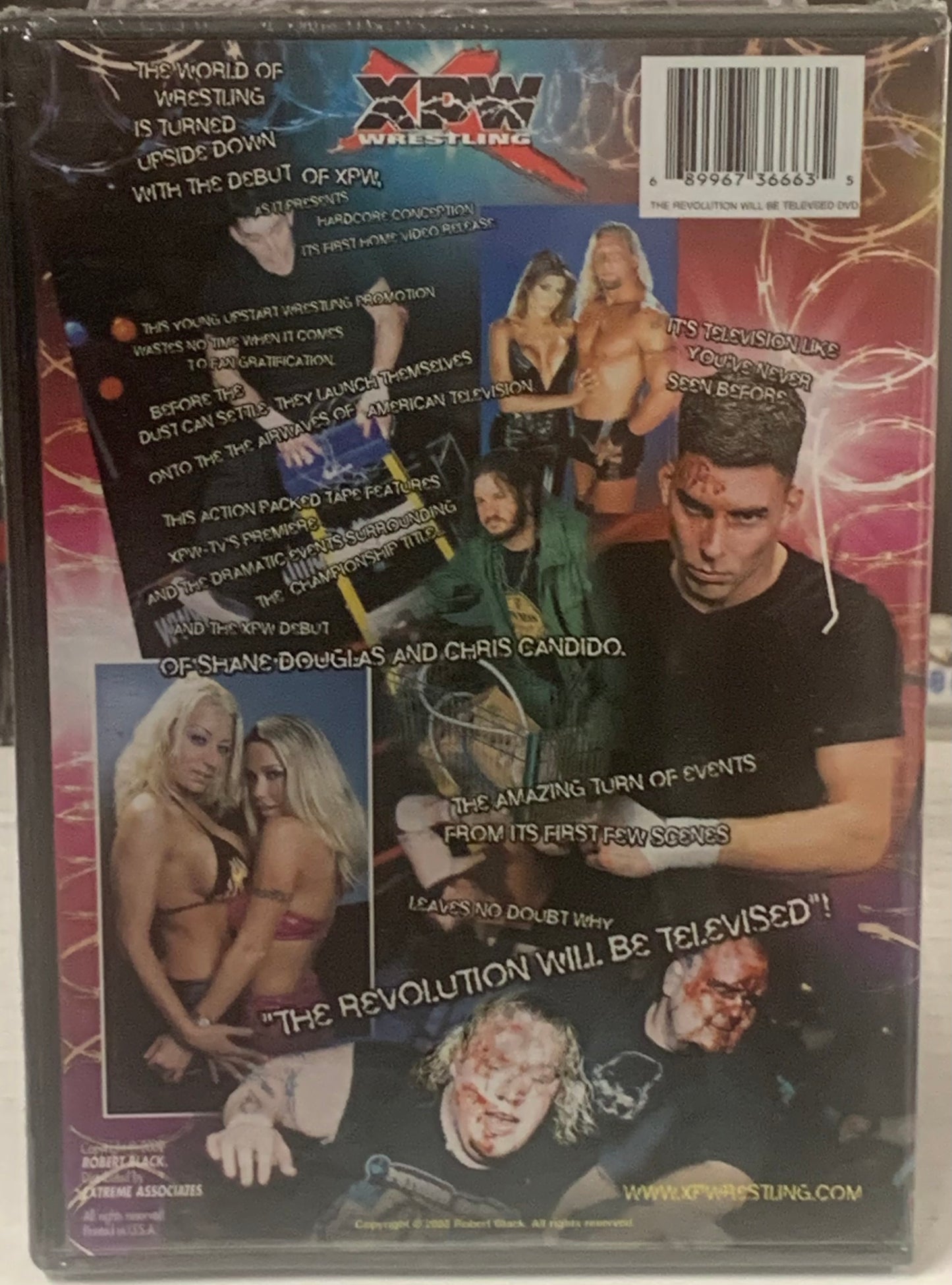 XPW DVD “The Revolution Will Be Televised” SEALED (Shane Douglas, Chris Candido & so much more)