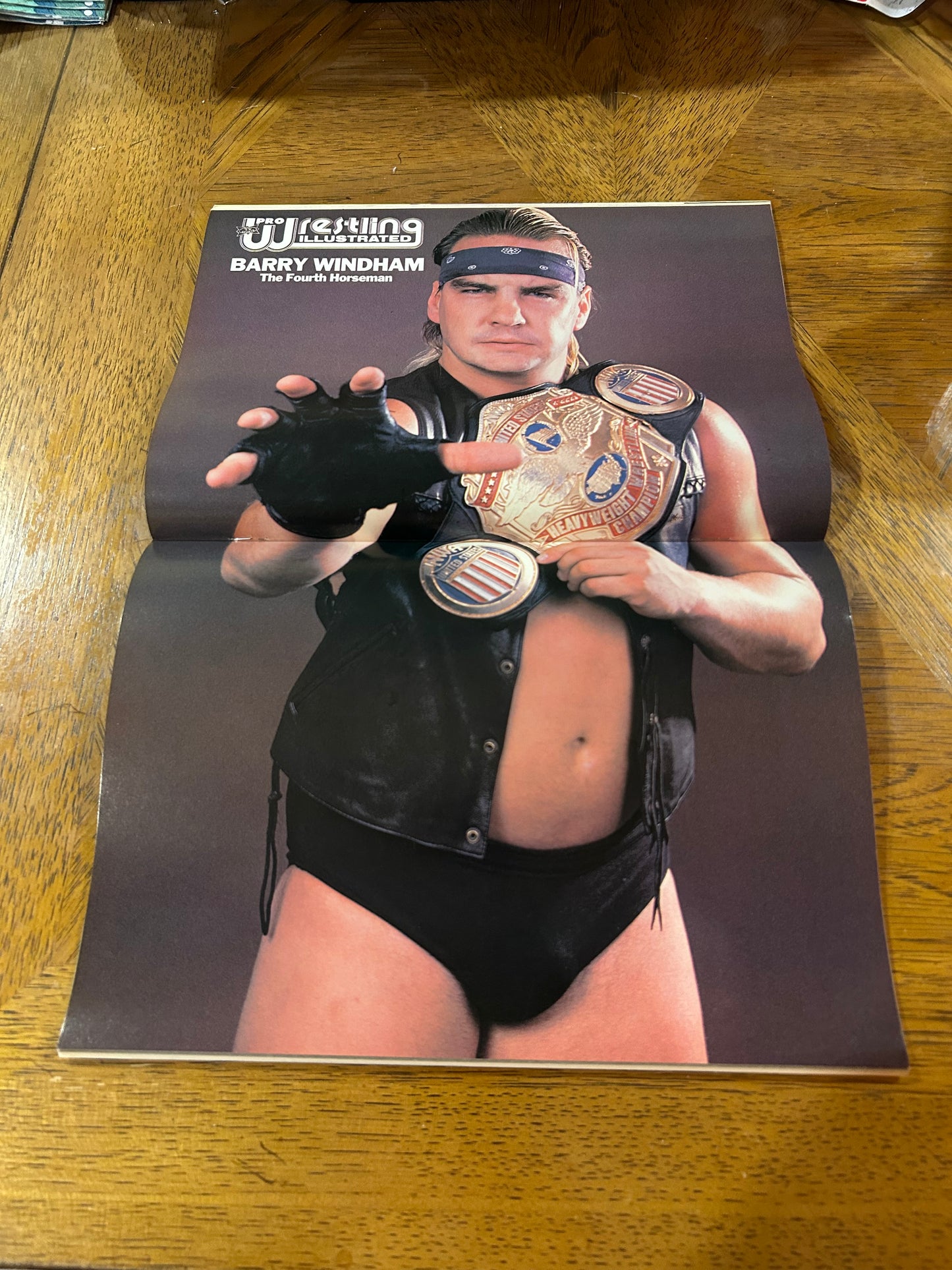 PWI Pro Wrestling Illustrated Magazine Jan. 1989 (Barry Windham Full Color Pister Inside)