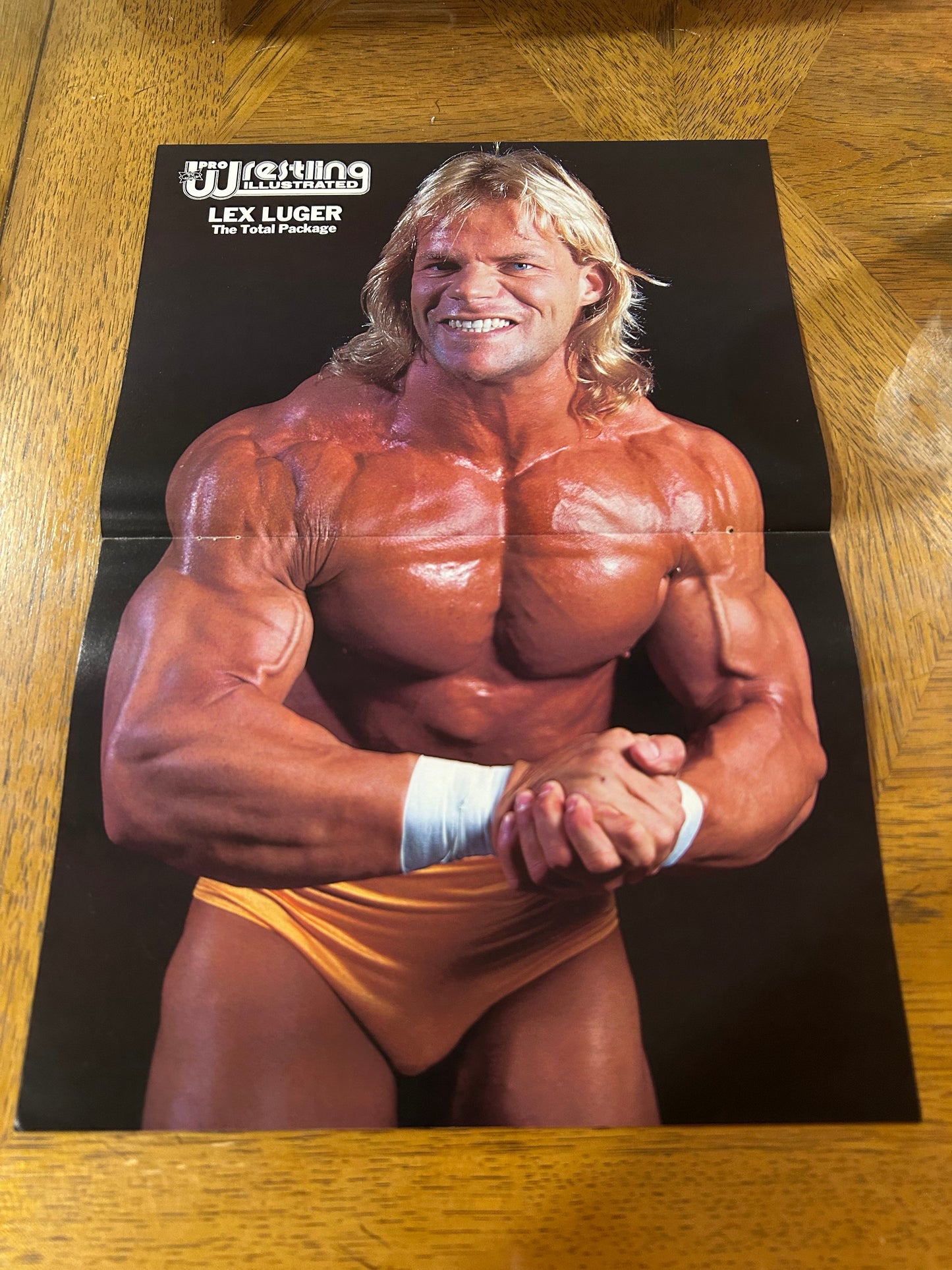 Lex Luger Full Color Poster from PWI Magazine