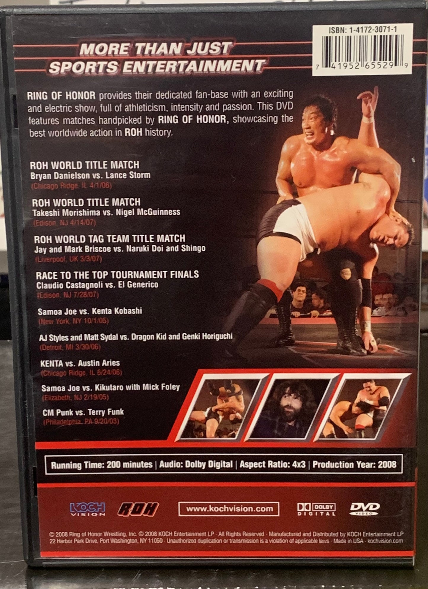 ROH Ring of Honor DVD “Best in the World” (Danielson, Morishima, Briscoes, Samoa Joe, Kobashi & so much more)