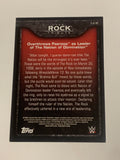 The Rock 2016 WWE Topps Tribute Insert Card #3