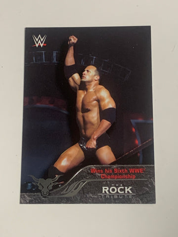 The Rock 2016 WWE Topps Tribute Insert Card #17