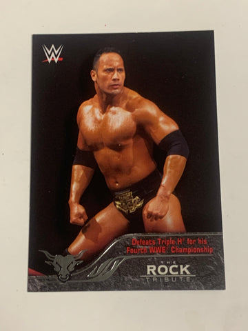 The Rock 2016 WWE Topps Tribute Insert Card #13