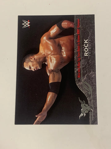 The Rock 2016 WWE Topps Tribute Insert Card #15