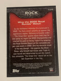 The Rock 2016 WWE Topps Tribute Insert Card #12