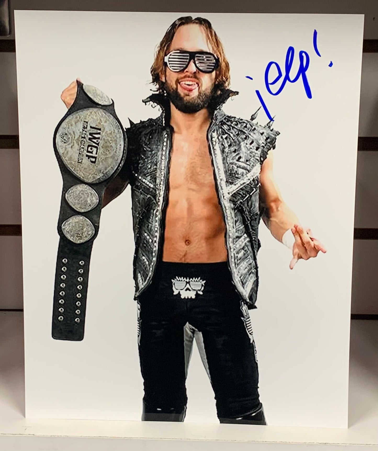 El Phantasmo Signed 8x10 Color Photo IWGP NJPW COA