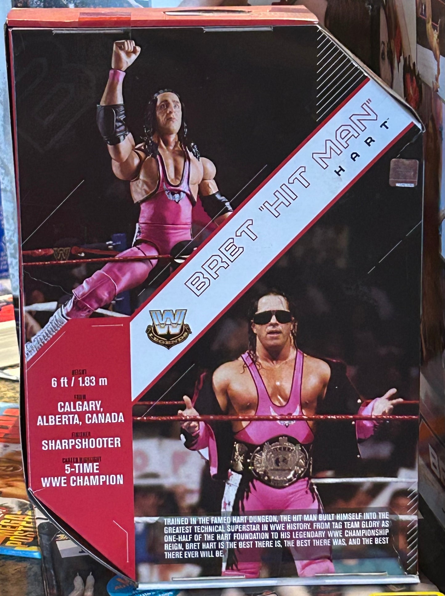 + Bret “The Hitman” Hart WWE Mattel Ultimate Edition Action Figure