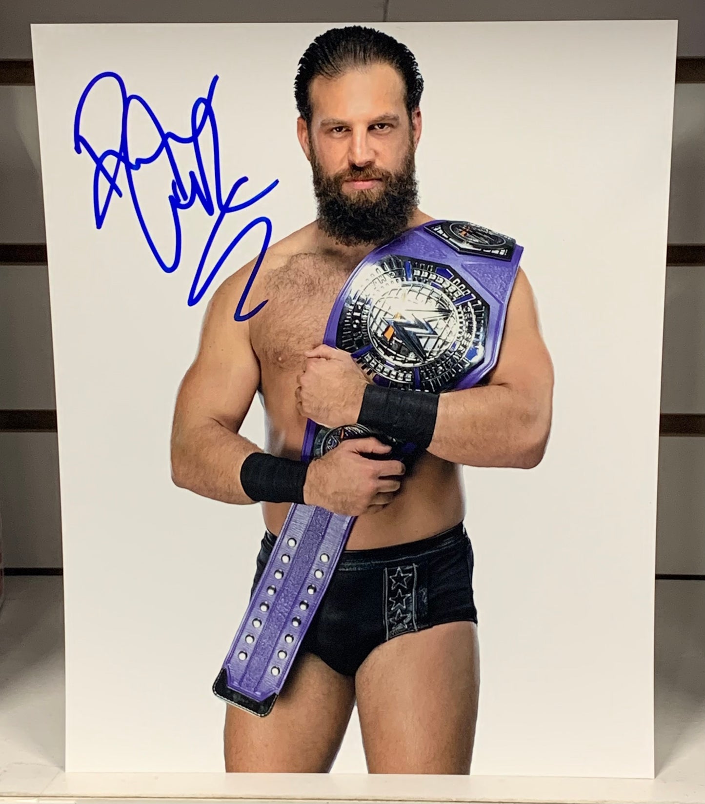 Drew Gulak Signed WWE NXT color Photo