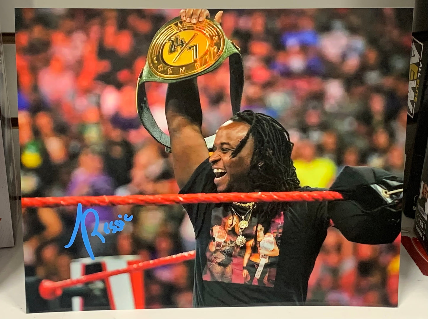 Reggie Signed 8x10 Color Photos NXT WWE