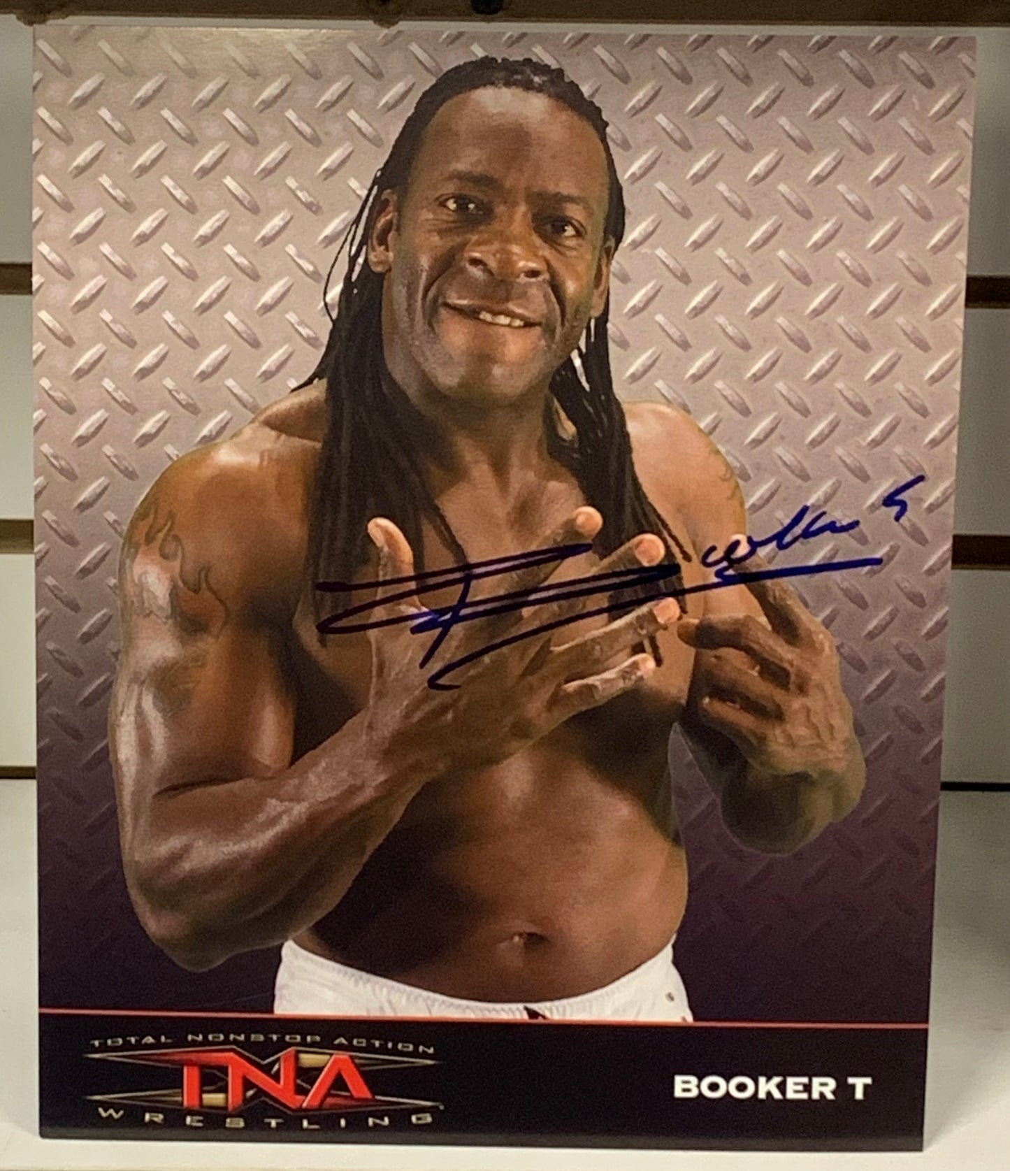 Booker T Signed TNA Authentic Promo (Comes w/COA)