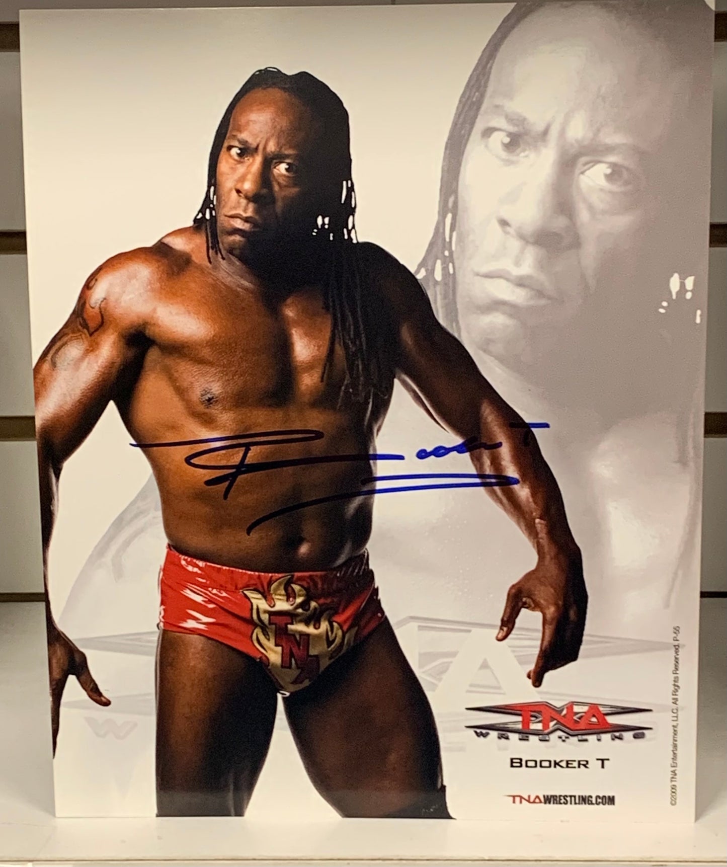 Booker T Signed TNA Authentic Promo (Comes w/COA)
