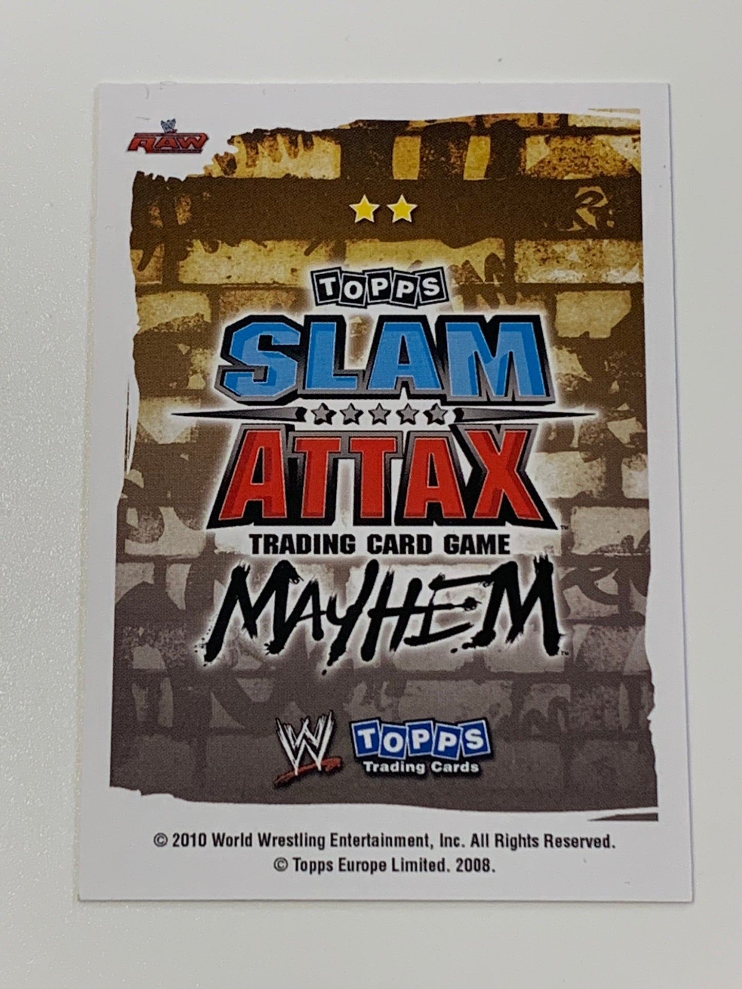 Brie Bella SIGNED 2010 WWE Topps Slam Attax Card (Comes w/COA)