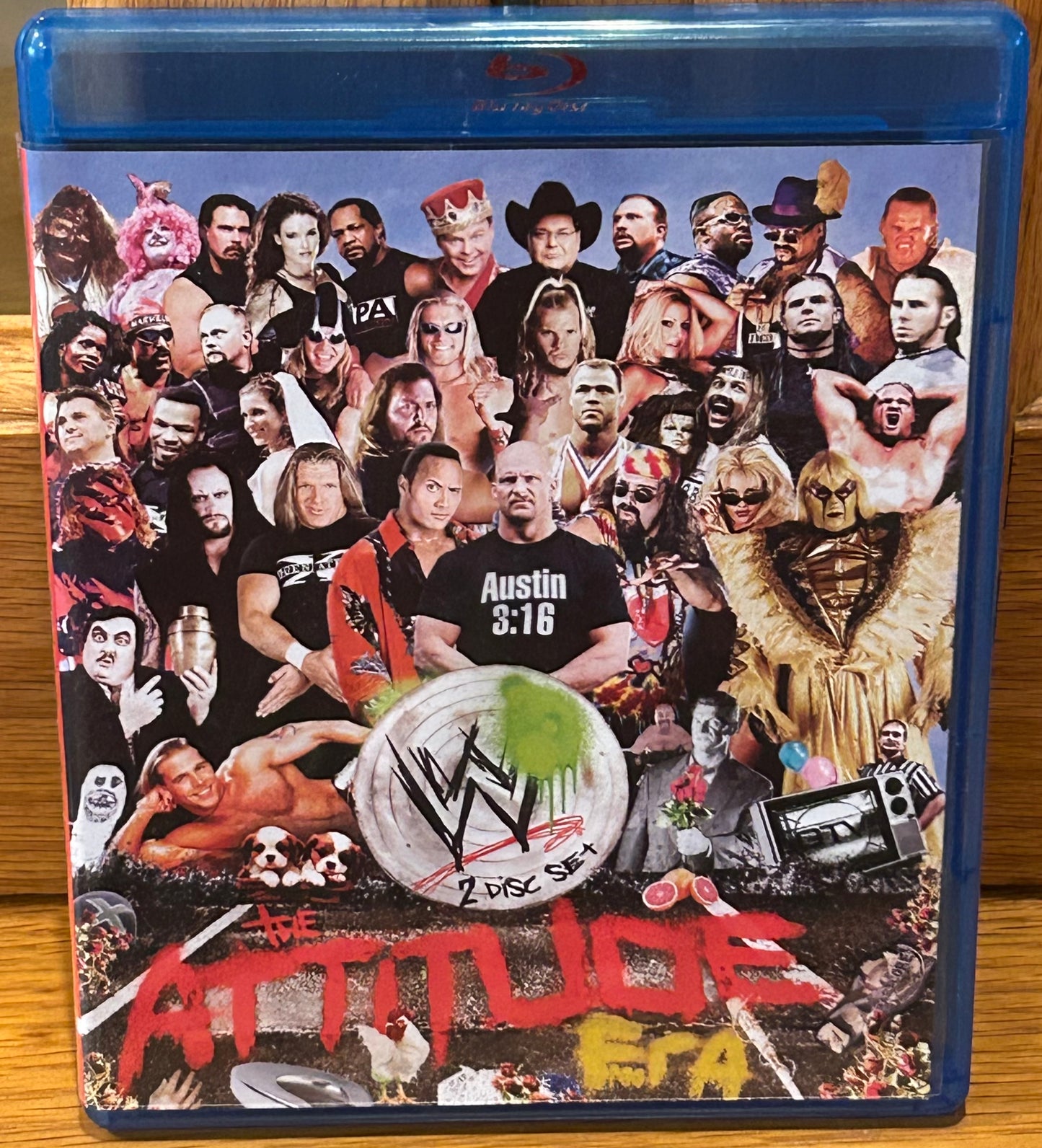 WWE Attitude Era (Blue-ray)(2-Discs) Stone Cold Steve Austin & so much more