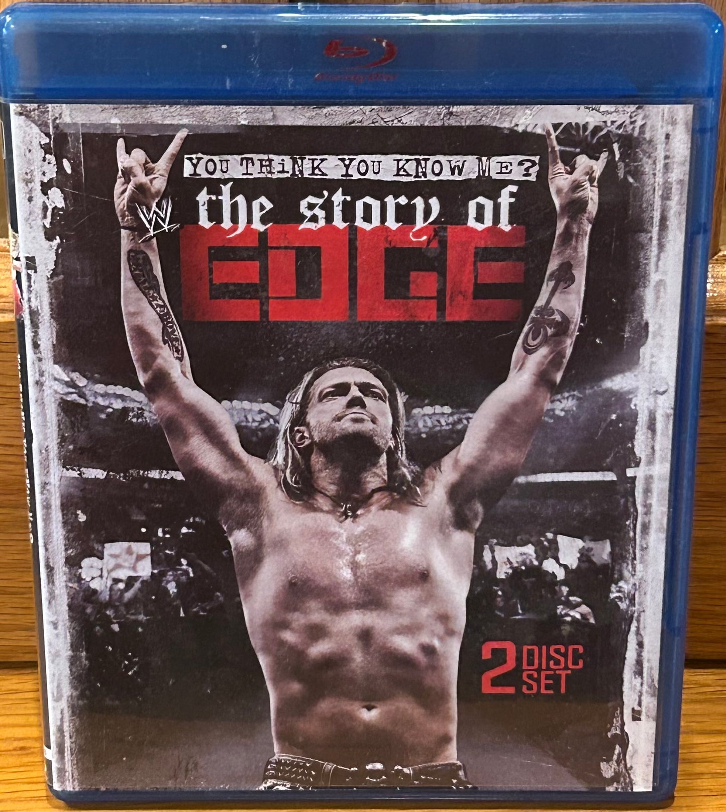 WWE The Story of Edge “You Think You Know Me” Blue-ray (2-Disc Set)