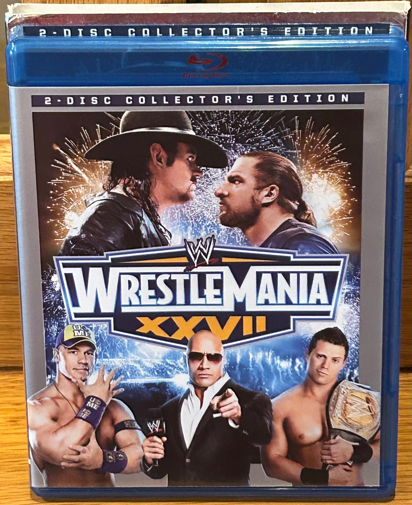 WWE Wrestlemania 27 Blue-ray (2-Disc Collector’s Edition) The Rock, Cena, Undertaker & so many more)