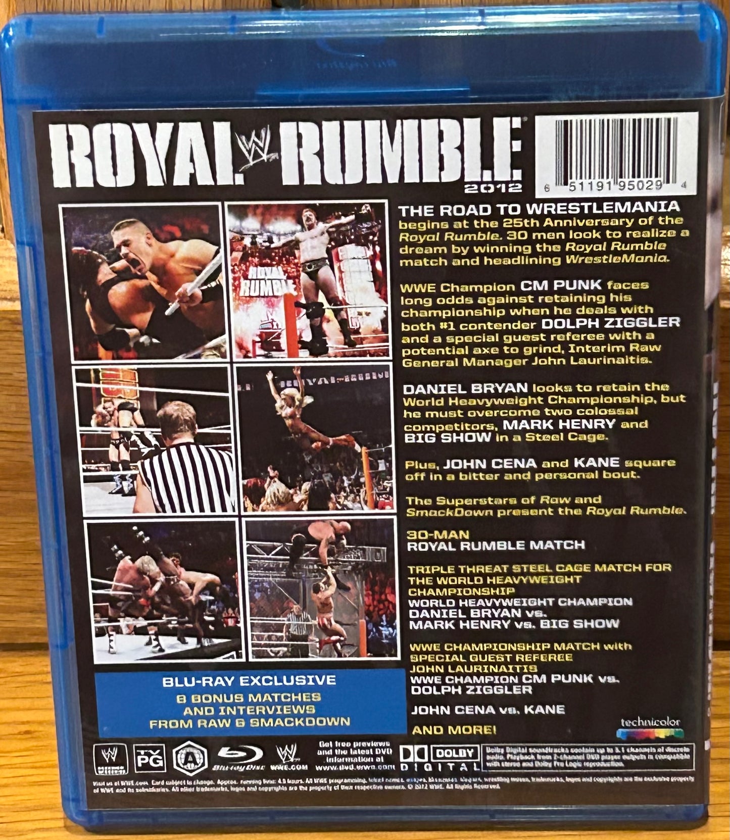 WWE Royal Rumble 2012 Blue-ray (The Road to Wrestlemania)