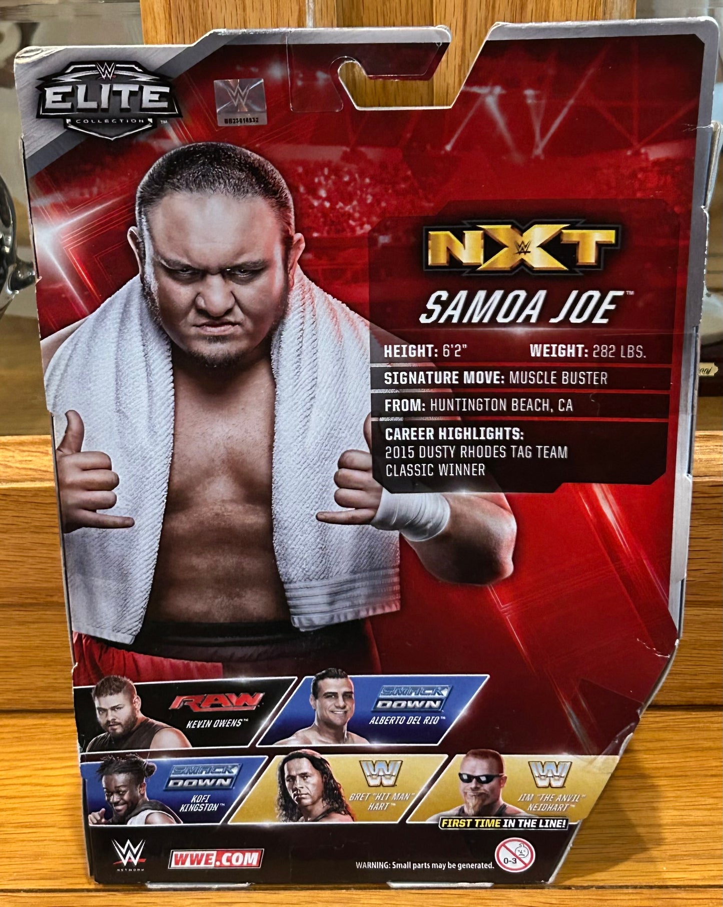 Samoa Joe WWE NXT Mattel Elite Action Figure (Sealed, Never Opened)
