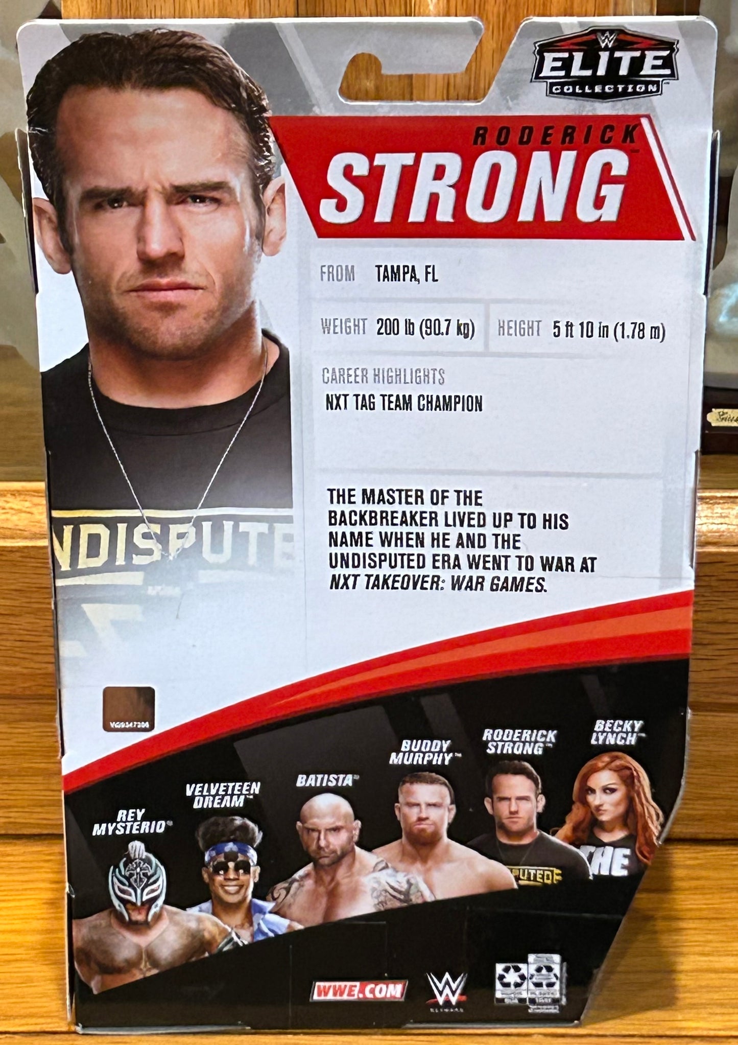 Roderick Strong WWE Elite Series 72 Action Figure (Undisputed Era)