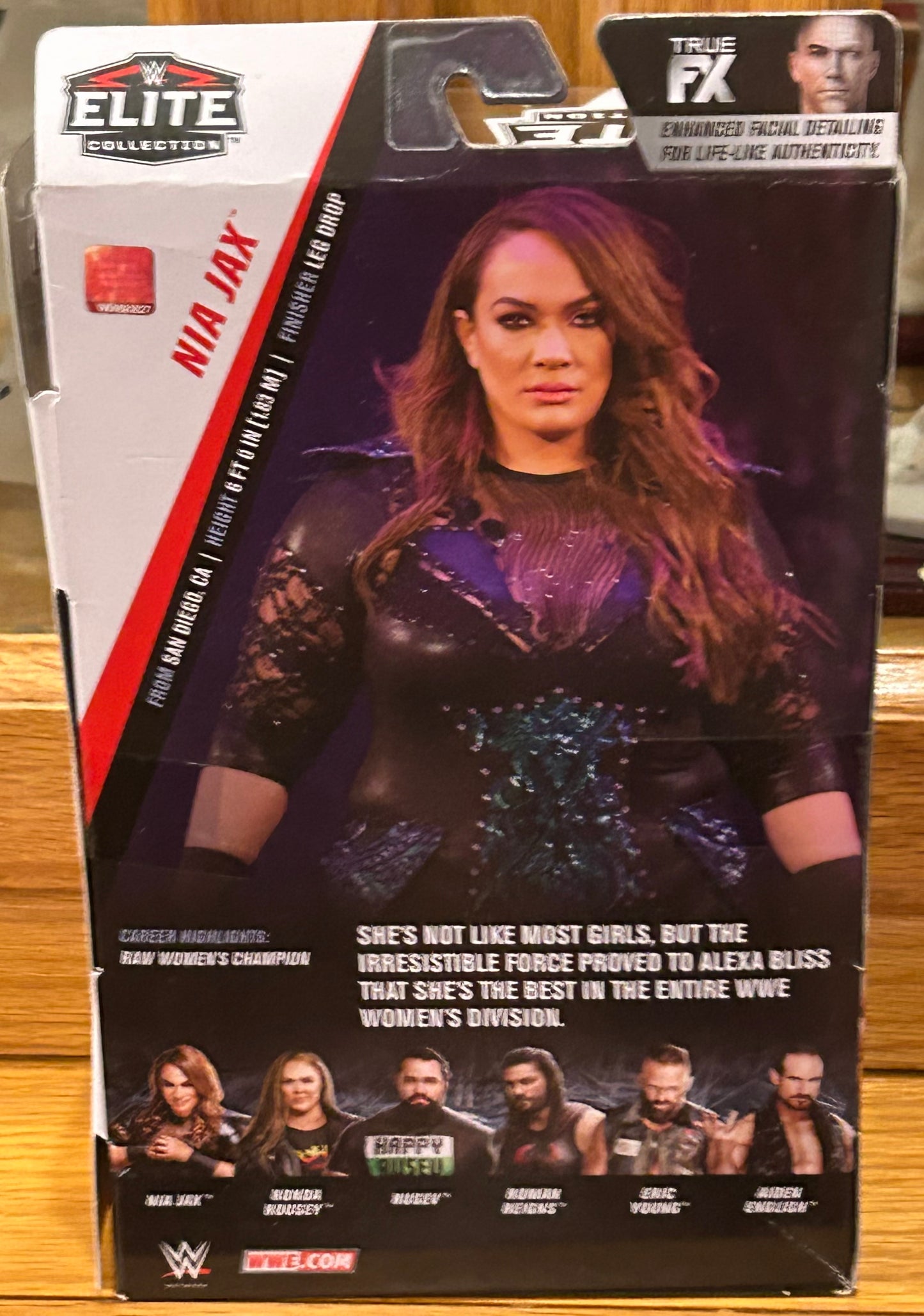 Nia Jax WWE Mattel Elite Series 65 Action Figure (Sealed, Never Opened)