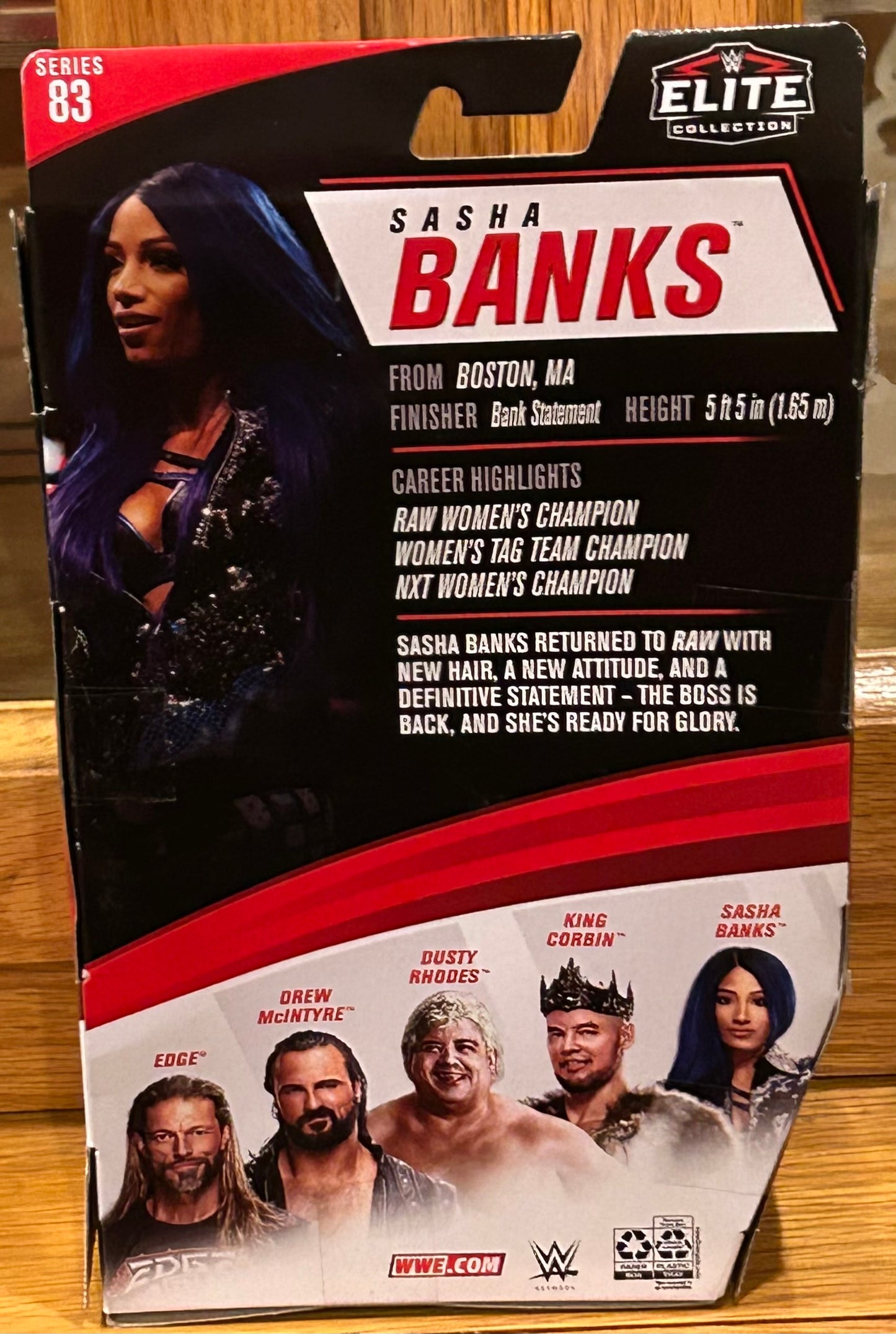 Sasha Banks WWE Mattel Elite Series 83 Action Figure (Mercedes Mone)