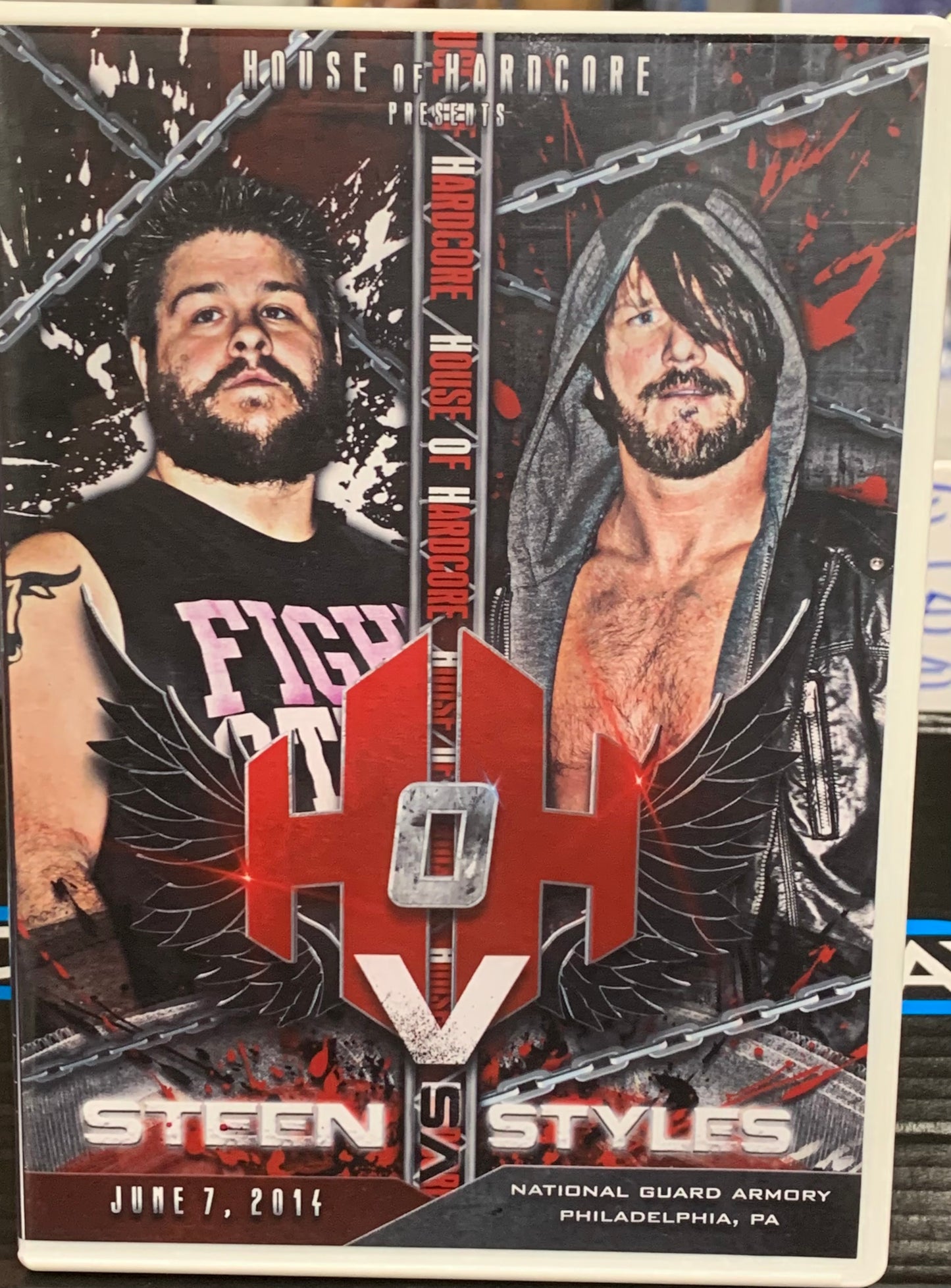 HOH House of Hardcore 5” with Full Ticket (Steen, AJ Styles, Dreamer)