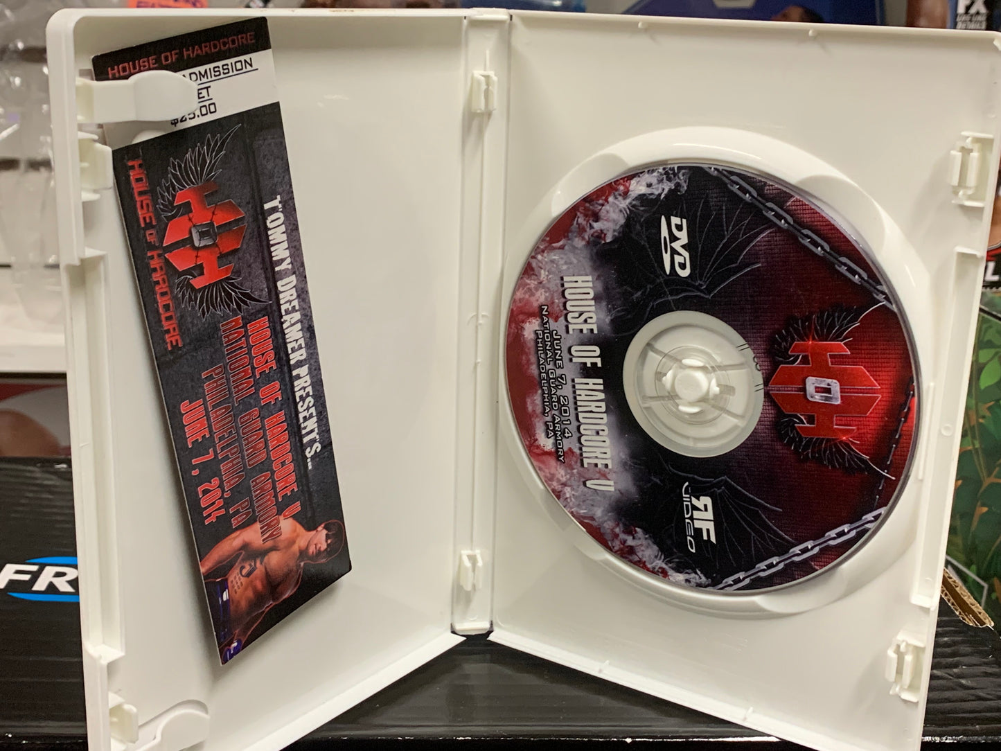 HOH House of Hardcore 5” with Full Ticket (Steen, AJ Styles, Dreamer)