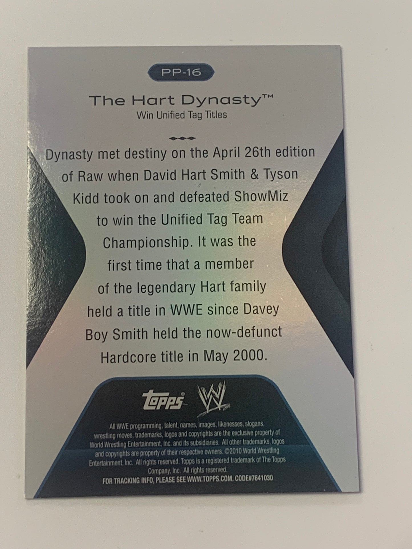 Davey Boy Smith SIGNED “British Bulldog” 2010 WWE Topps Platinum Card (Comes w/COA)!!!