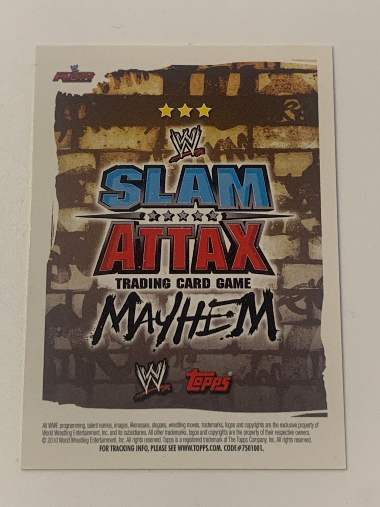 Davey Boy Smith SIGNED “British Bulldog” 2010 WWE Topps Slam Attax Card (Comes w/COA)!!!