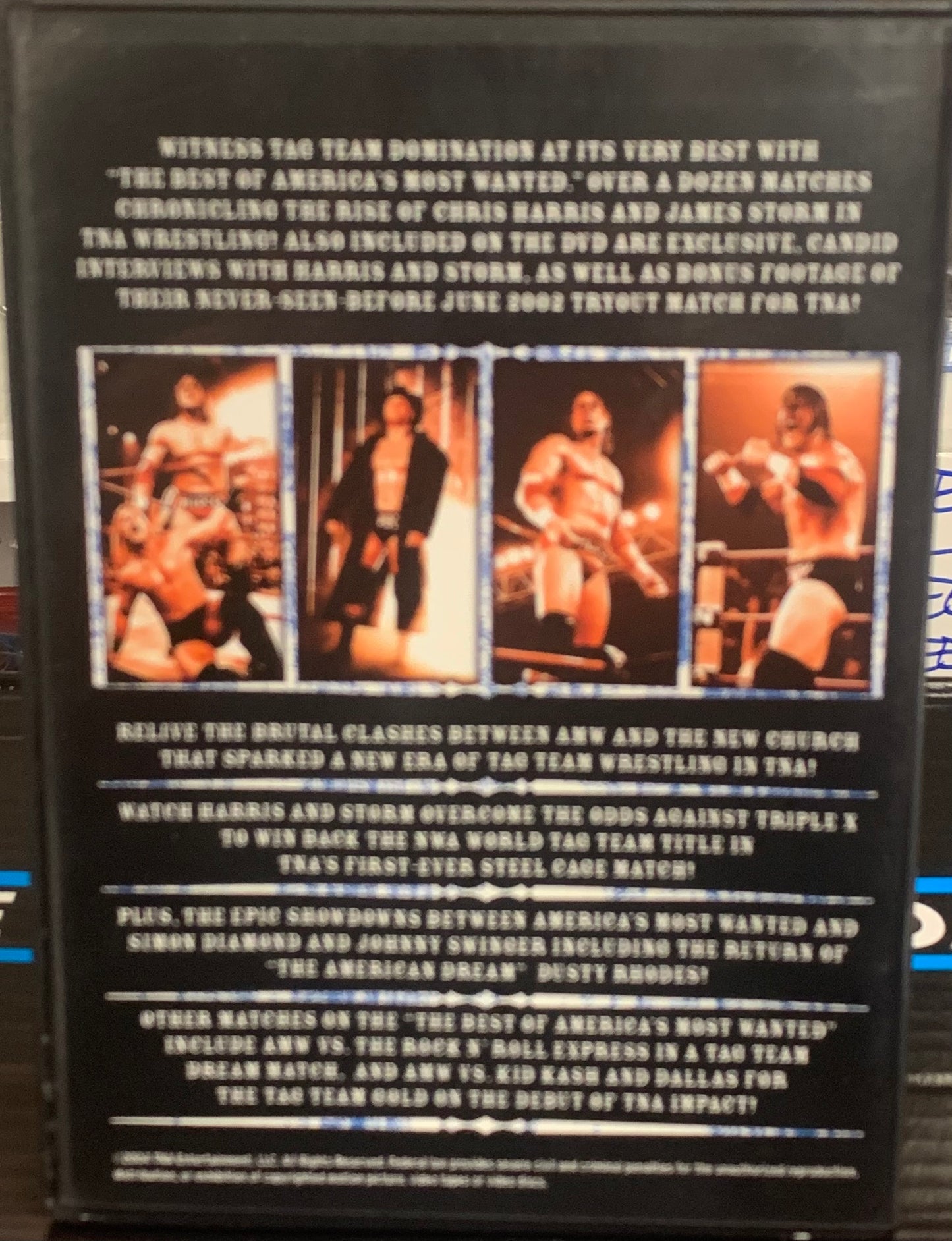 TNA DVD “Best of America’s Most Wanted” (2-Disc Set) RARE DVD