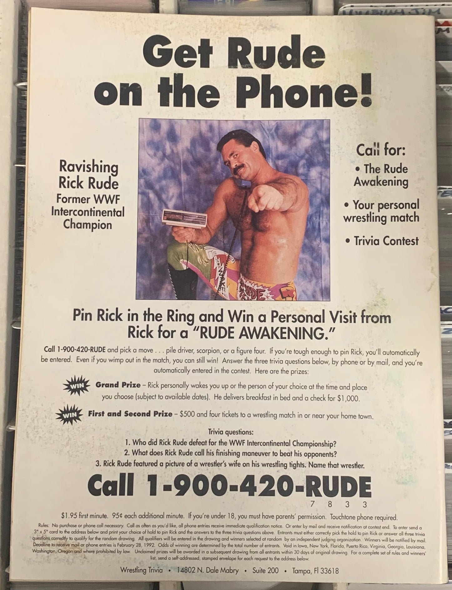 Inside Wrestling Magazine Dec. 1991 (Road Warriors, Savage, Simmons)