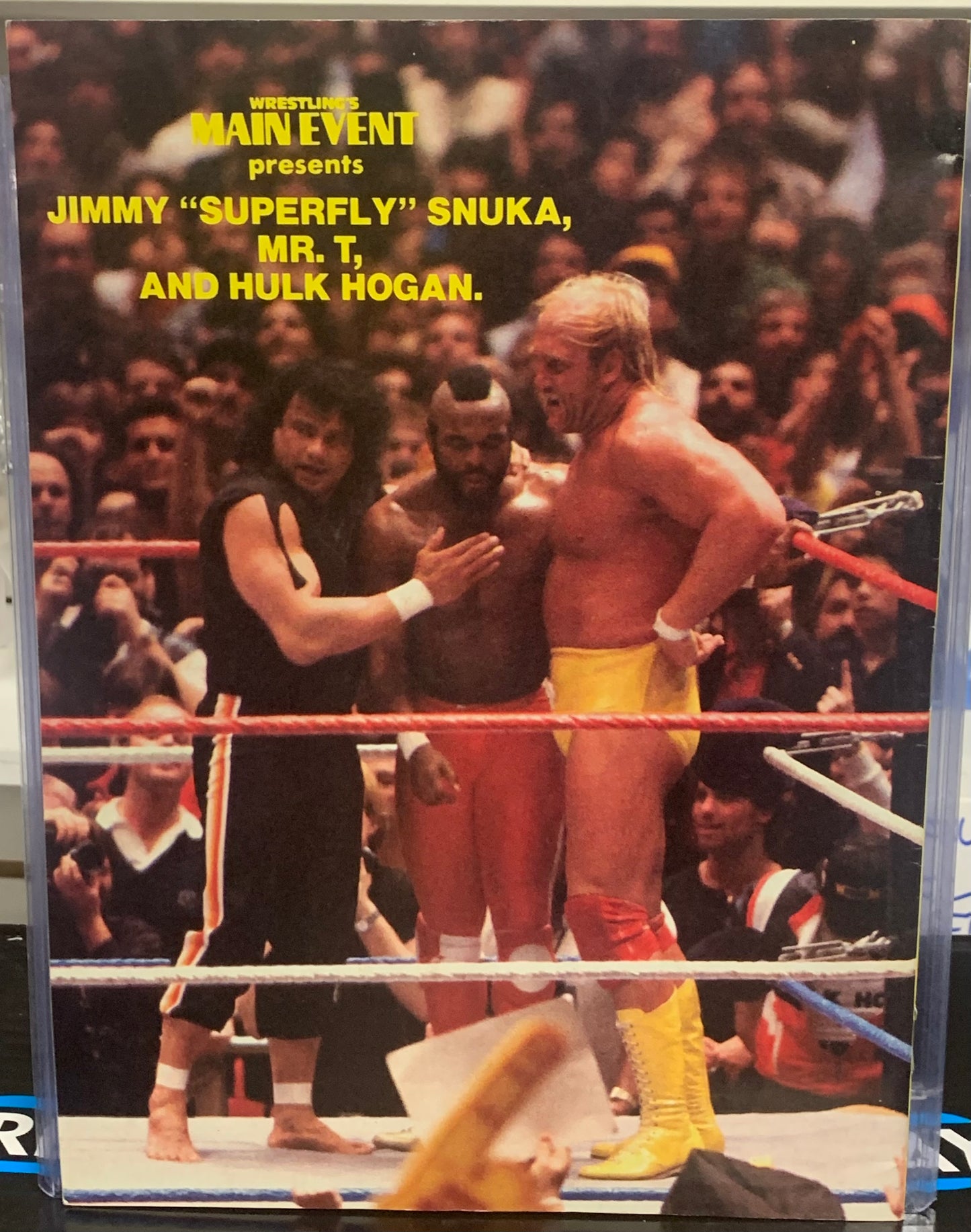 Wrestling’s Main Event Magazine August 1985 (Sgt. Slaughter/Kamala Poster)
