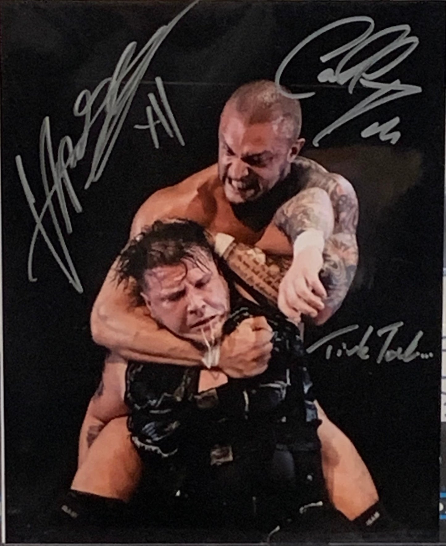 Karrion Kross & Sami Callihan Dual Signed 8x10 Color Photo (Comes w/COA)